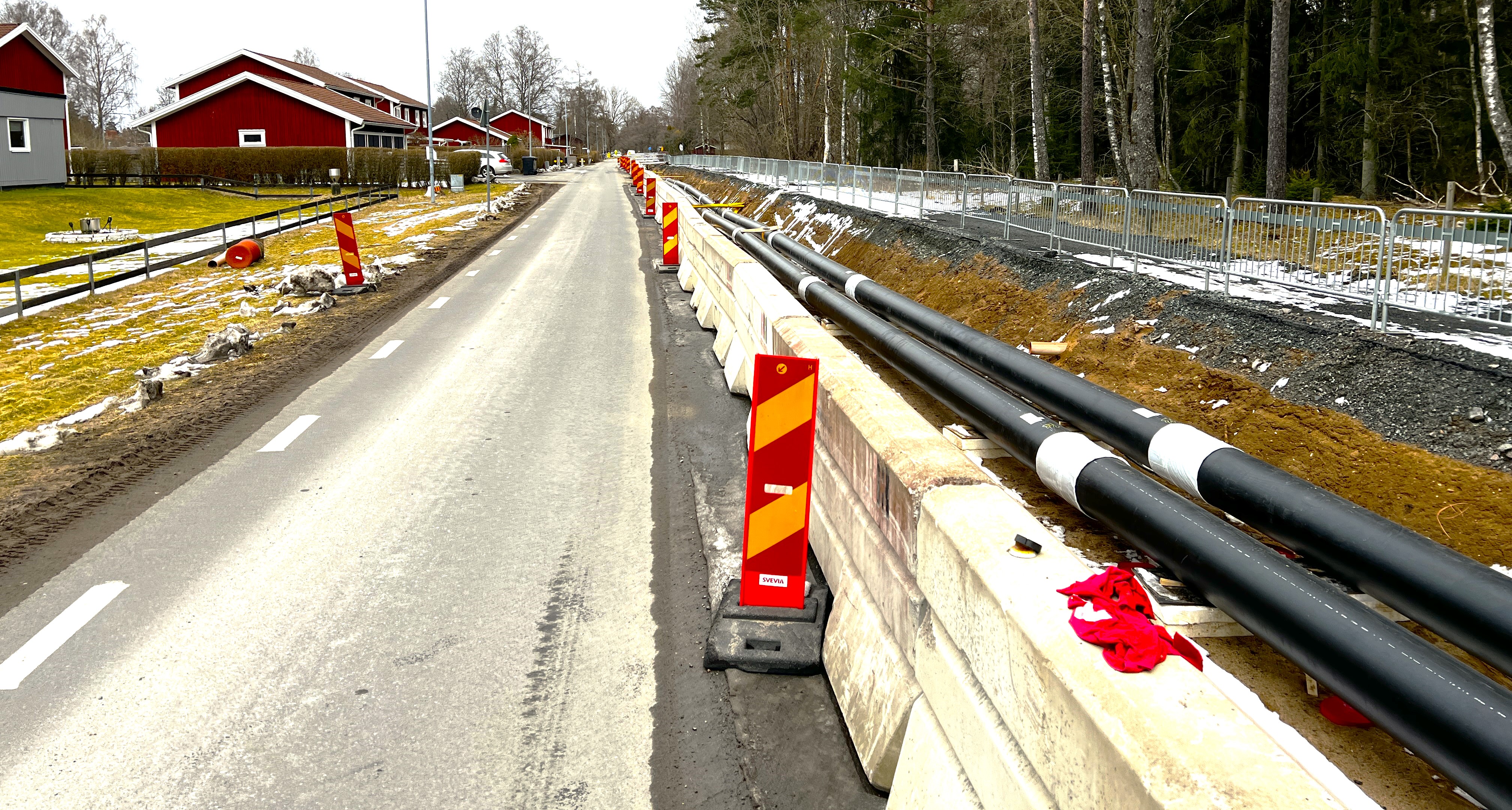 Vägarbetet Smedbygatan